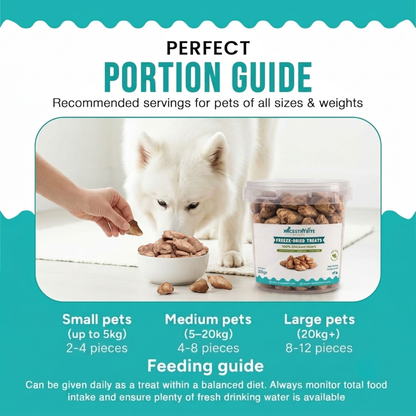AncestryBite Freeze-Dried Chicken Heart Treats 200g