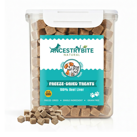 Ancestry Bite Freeze-Dried Beef Liver Treats 500g