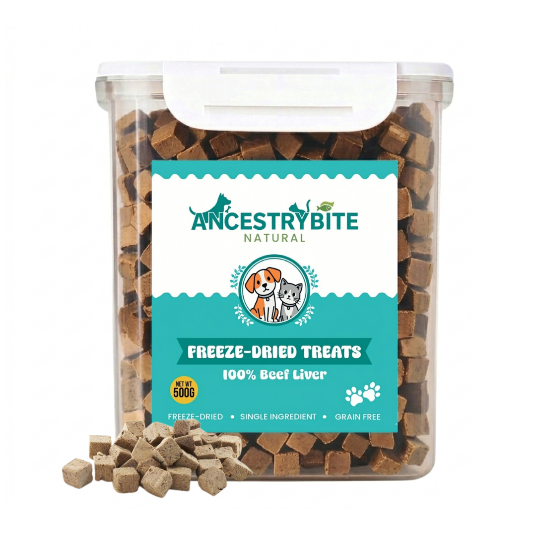 AncestryBite Freeze-Dried Beef Liver Treats 500g