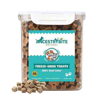 AncestryBite Freeze-Dried Beef Liver Treats 500g