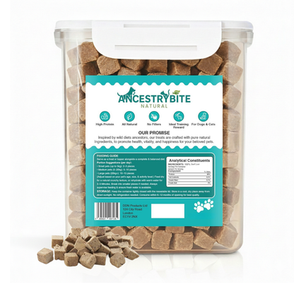 Ancestry Bite Freeze-Dried Beef Liver Treats 500g