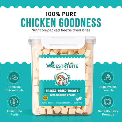 Ancestry Bite Freeze-Dried Chicken Treats 500g