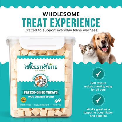 Ancestry Bite Freeze-Dried Chicken Treats 500g