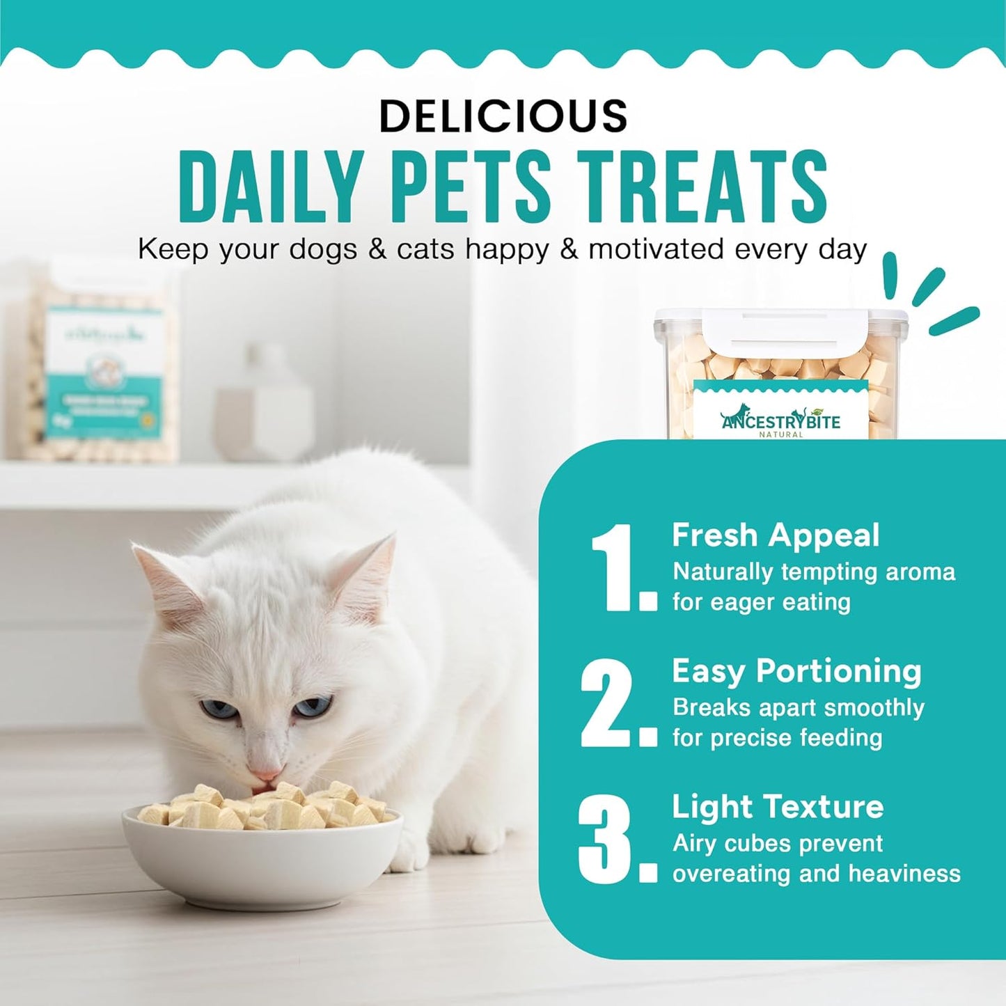 Ancestry Bite Freeze-Dried Chicken Treats 500g